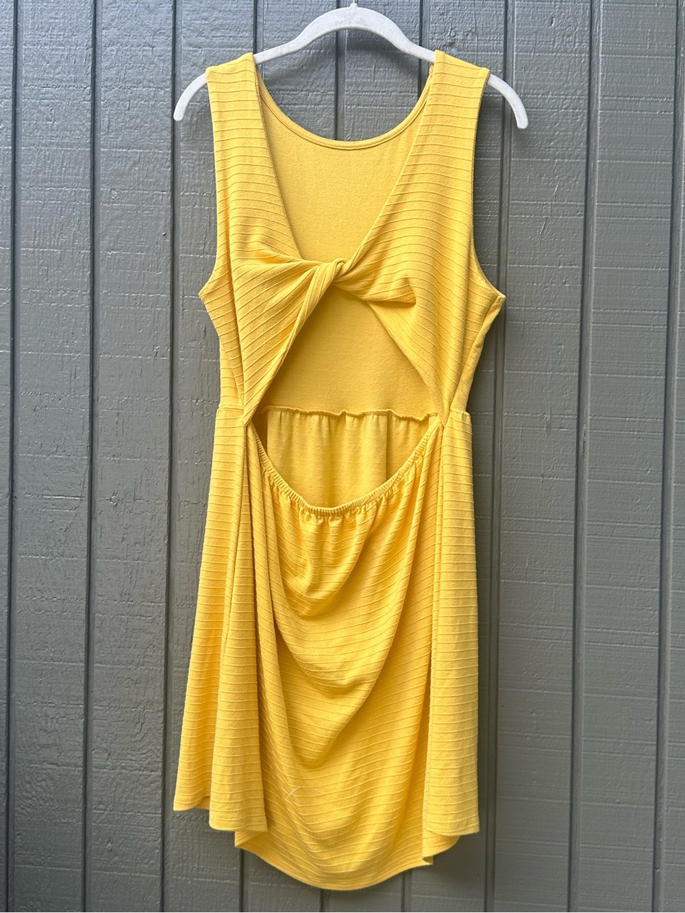 O’Neill Yellow Gold Brye Cutout Mini Dress Like New